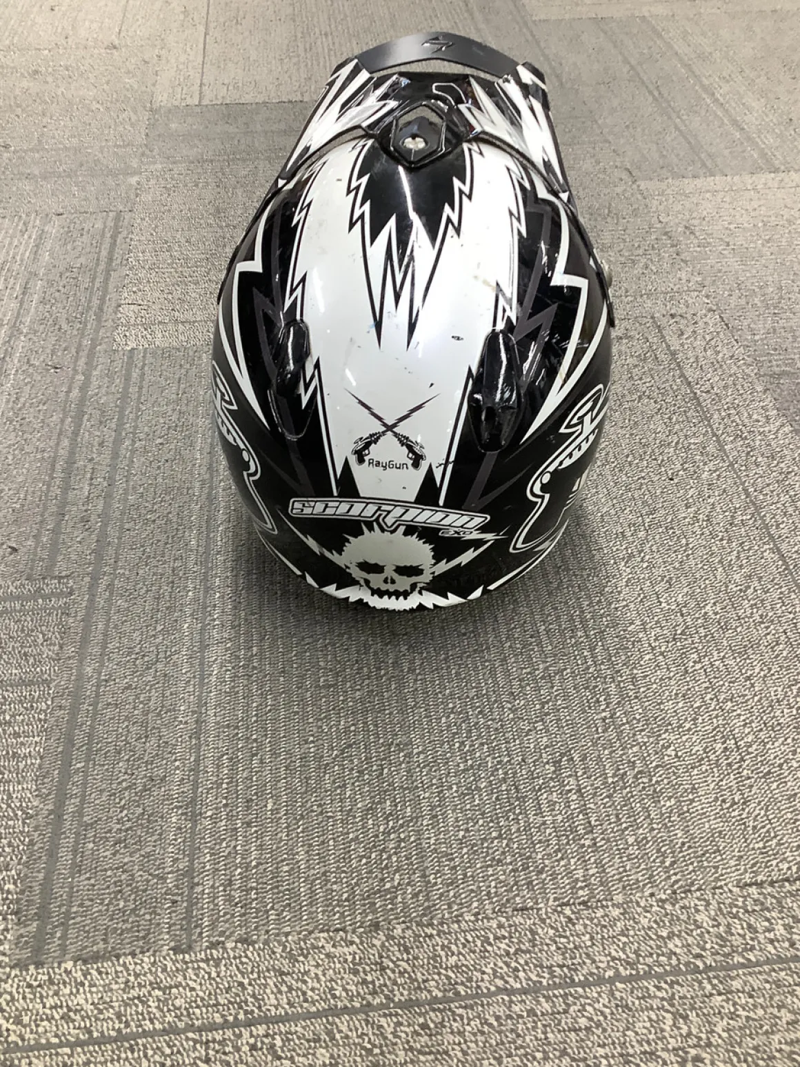 Used SCORPION EXO Junior Helmet Black MD