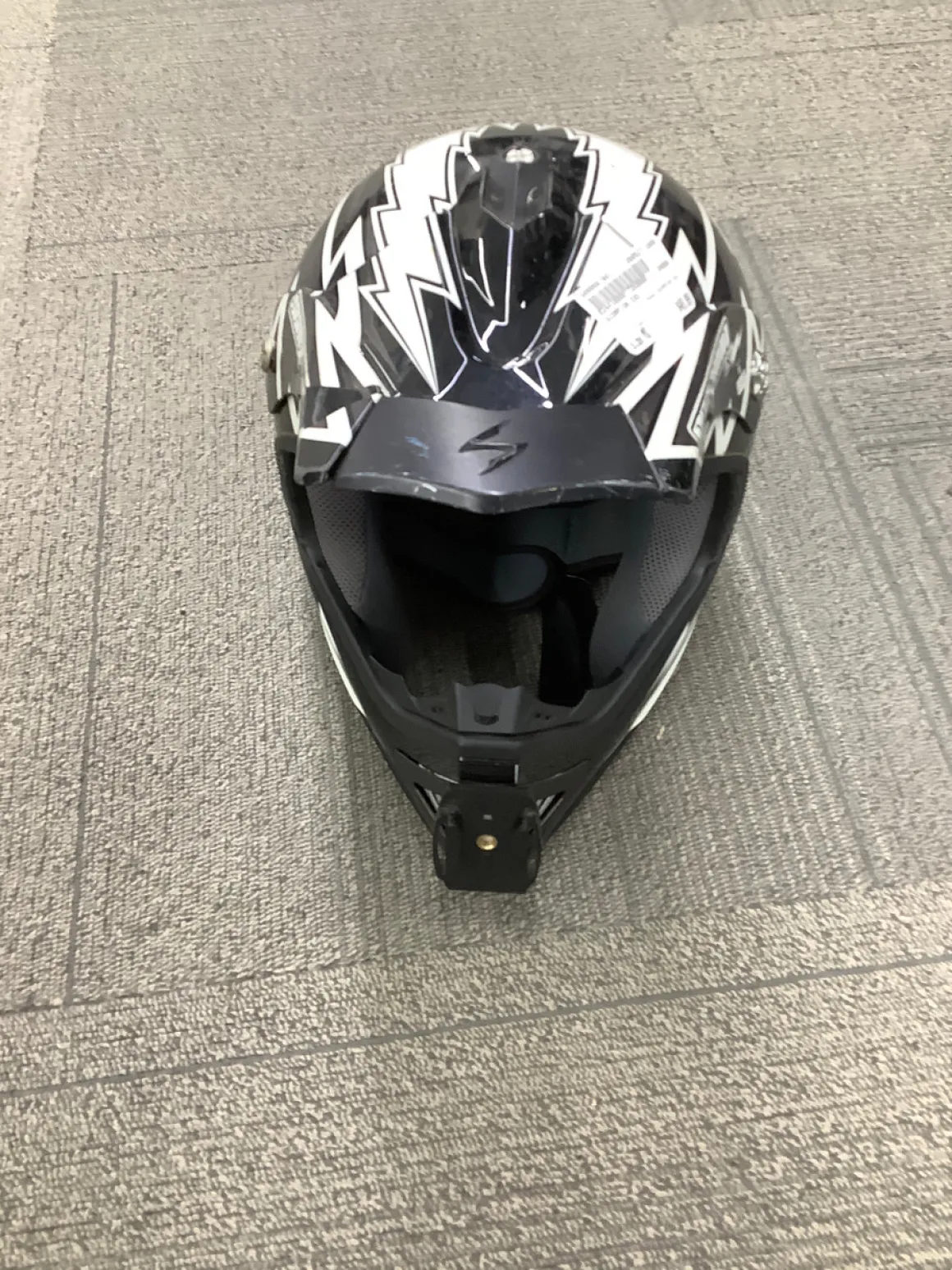Used SCORPION EXO Junior Helmet Black MD