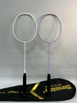 Used SENTON RACKETS Adult Badminton Racquet White Unknown