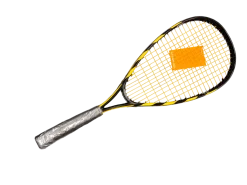 Used SPEEDMINTON RACQUET S70 Adult Racquet Yellow