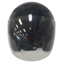 Used STANDARD W VISOR Adult Helmet Black LG