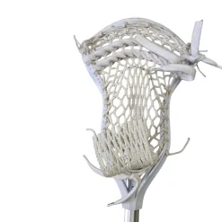 Used String King COMPLETE LACROSSE ATTACK STICK Men Atk/Mid Complete Stick White