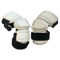 Used STX 360+ ELBOWS Lacrosse Arm Pads/Guards White Senior