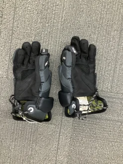 Used STX 200 Lacrosse Gloves Junior Black SM