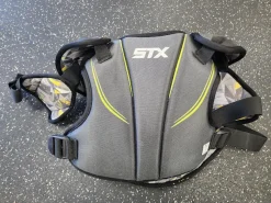 Used STX 200+ Lacrosse Shoulder Pads Grey LG