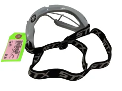 Used STX 4 SIGHT PLUS-S Youth Lacrosse Facial Protection Goggles Mask Grey