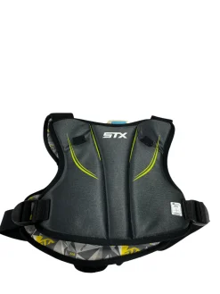 Used STX 200 STALLION + Lacrosse Shoulder Pads Black MD