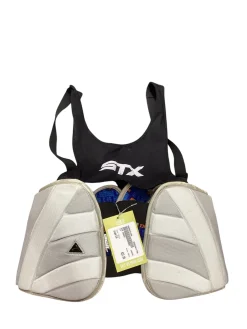 Used STX AGENT Lacrosse Rib Pads White Large
