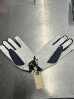 Used STX BREEZE GLOVE Lacrosse Gloves Womens Grey LG
