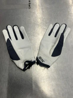 Used STX BREEZE GLOVE Lacrosse Gloves Womens Grey SM