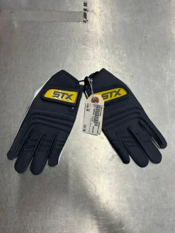Used STX BREEZE GLOVE Lacrosse Gloves Womens Grey SM