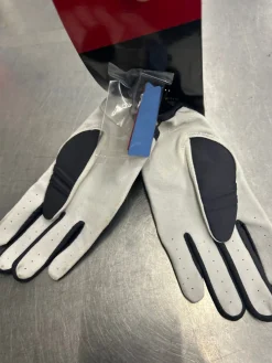 Used STX BREEZE GLOVE Lacrosse Gloves Womens Grey MD