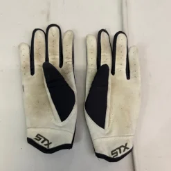 Used STX BREEZE Lacrosse Gloves Womens Grey SM