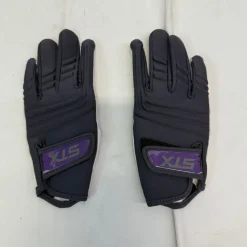 Used STX BREEZE Lacrosse Gloves Womens Grey SM