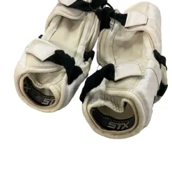 Used STX CELL IV Lacrosse Arm Pads/Guards White Senior