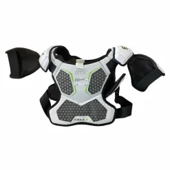Used STX CELL IV MD Lacrosse Shoulder Pads White MD