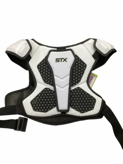 Used STX CELL V Lacrosse Shoulder Pads White XL