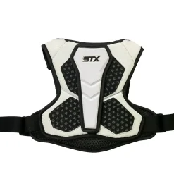 Used STX CELL V Lacrosse Shoulder Pads White SM