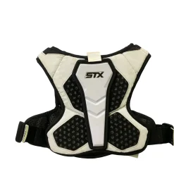 Used STX CELL V Lacrosse Shoulder Pads White SM
