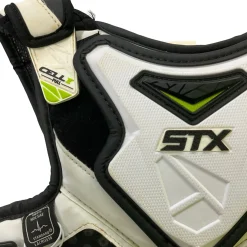 Used STX CELL V Lacrosse Shoulder Pads White SM