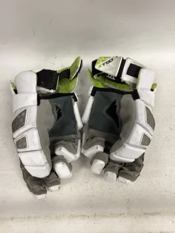 Used STX CELL VI GLOVES Lacrosse Gloves Mens White XL
