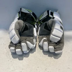 Used STX CELL VI Lacrosse Gloves Mens White LG