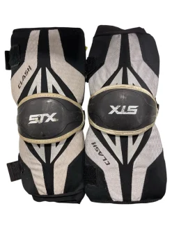 Used STX CLASH Lacrosse Arm Pads/Guards Black MD Tall