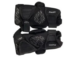 Used STX COOLMAX Lacrosse Shin Guards Black MD