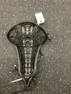 Used STX CRUX 500 STRUNG Womens Lacrosse Head Black