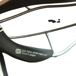 Used STX FOCUS S Lacrosse Facial Protect Black Senior
