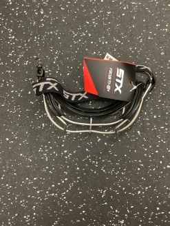 Used STX FOCUS TI-S+ GOGGLE Lacrosse Facial Protect Black Senior