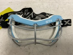 Used STX FOCUS-S Lacrosse Goggles Carolina Blue Senior