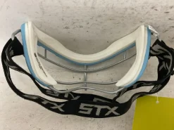 Used STX FOCUS-S Lacrosse Goggles Carolina Blue Senior