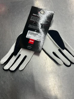 Used STX FROST GLOVES Lacrosse Gloves Womens Black LG
