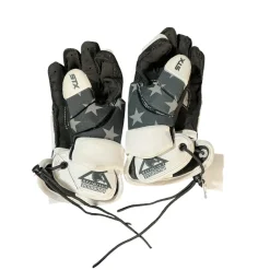 Used STX JR MD STX STALLION 75 Lacrosse Gloves Junior White MD