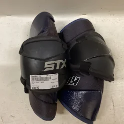 Used STX K18 Lacrosse Shin Guards Black MD