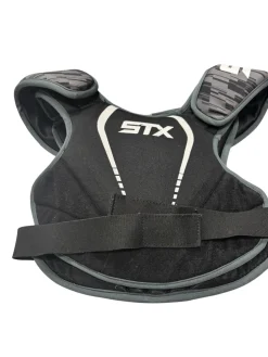 Used STX Lacrosse Shoulder Pads Black MD