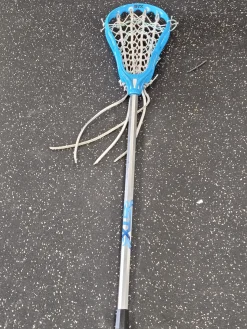 Used STX RACY X AL6000 Jr Atk/Mid Complete Stick Royal Blue