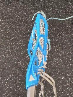 Used STX RACY X AL6000 Jr Atk/Mid Complete Stick Royal Blue