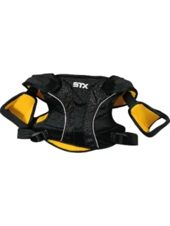 Used STX RIB GUARD Lacrosse Rib Pads Black MD