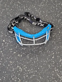 Used STX ROOKIE-S Lacrosse Facial Protect Royal Blue Youth