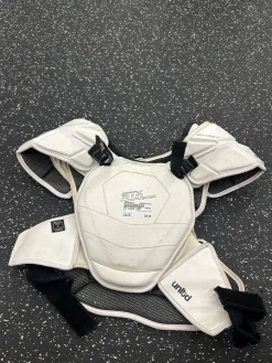 Used STX SHADOW LINER Lacrosse Shoulder Pads White XL