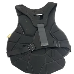 Used STX SHIELD 600 GOALIE CHEST PAD Lacrosse Shoulder Pads White LG