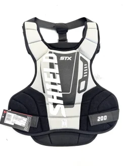 Used STX SHIELD 200 LAX Goalie Chest M Black LG