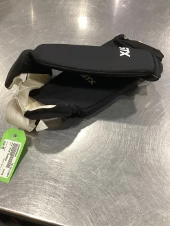 Used STX SHIN GUARDS Lacrosse Shin Guards Black MD