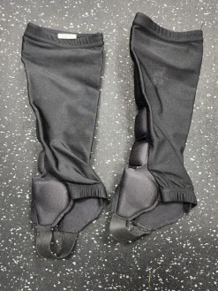 Used STX SHINGUARDS Lacrosse Shin Guards Black Senior
