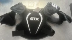 Used STX SHOULDER Lacrosse Shoulder Pads Black XS