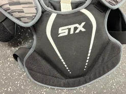Used STX STALLIION 75 Lacrosse Shoulder Pads Black SM