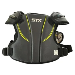 Used STX STALLION 200+ Lacrosse Shoulder Pads Black MD