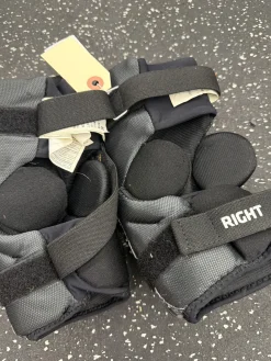 Used STX STALLION 75 Lacrosse Arm Pads/Guards Black SM